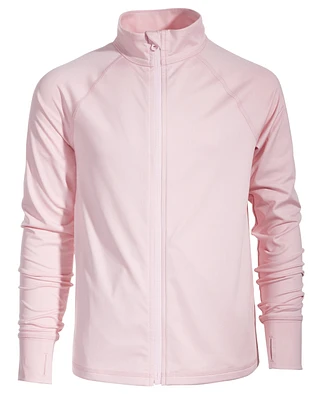 Id Ideology Big Girls Core Solid Full-Zip Active Jacket, Created for Macy's