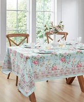Vintage-Like Floral Garden Tablecloth