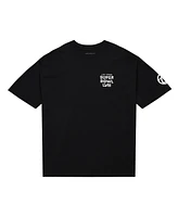 Men's and Women's Mitchell & Ness Black Usher Super Bowl Lviii Collection Worldwide T-shirt