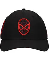 Men's Black Spider-Man 60th Anniversary Comic Undervisor Adjustable Hat