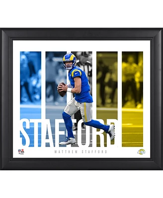 Matthew Stafford Los Angeles Rams Framed 15" x 17" Player Panel Collage