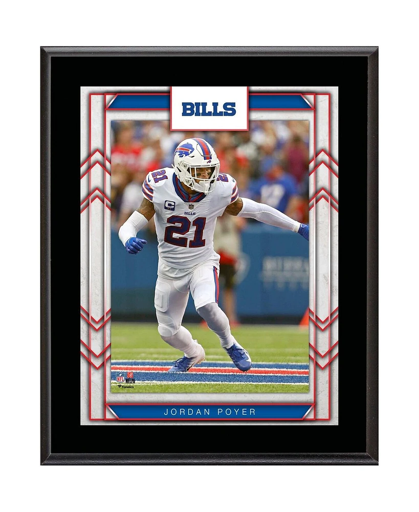 Jordan Poyer Buffalo Bills 10.5" x 13" Player Sublimated Plaque