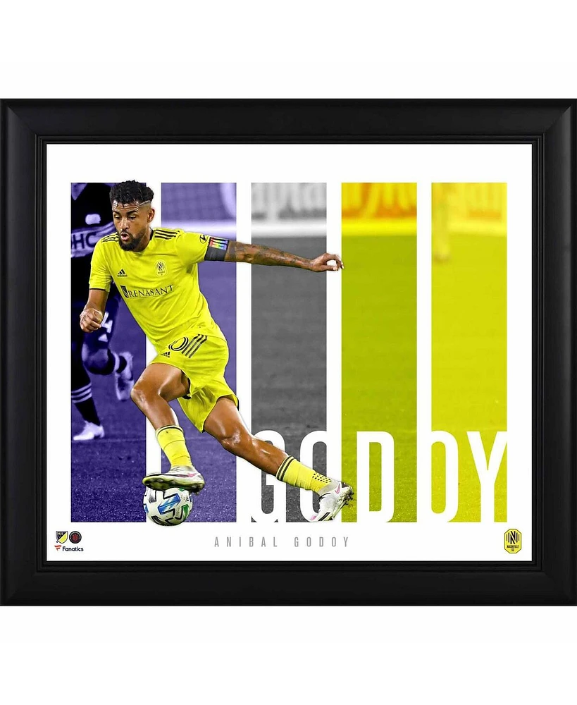 Anibal Godoy Nashville Sc Framed 15" x 17" Player Panel Collage