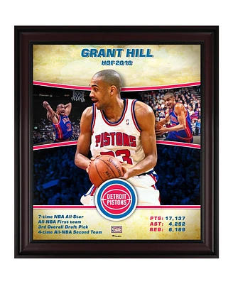 Grant Hill Detroit Pistons Framed 15" x 17" Hardwood Classics Player Collage