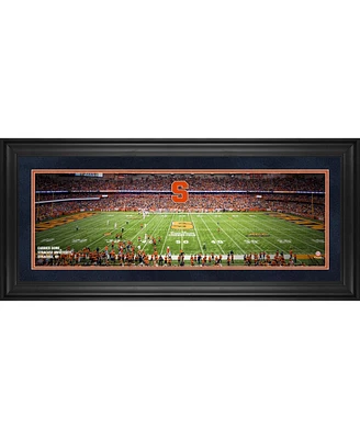 Syracuse Orange Framed 10" x 30" Carrier Dome Panoramic Photograph