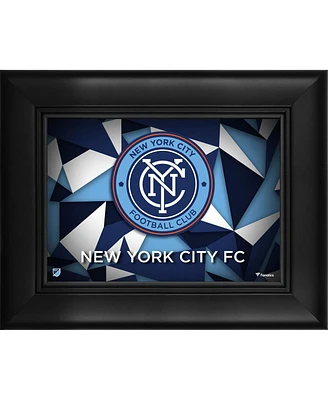 New York City Fc Framed 5" x 7" Team Logo Collage