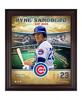 Ryne Sandberg Chicago Cubs Framed 15" x 17" Hall of Fame Career Profile