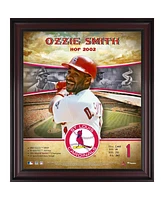 Ozzie Smith St. Louis Cardinals Framed 15" x 17" Hall of Fame Career Profile