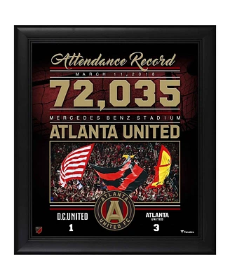 Atlanta United Fc Framed 15" x 17" Mls Attendance Record Collage