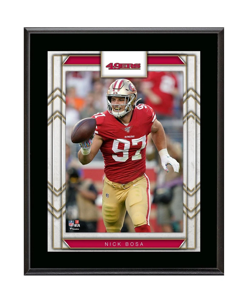 Nick Bosa San Francisco 49ers 10.5" x 13" Player Sublimated Plaque