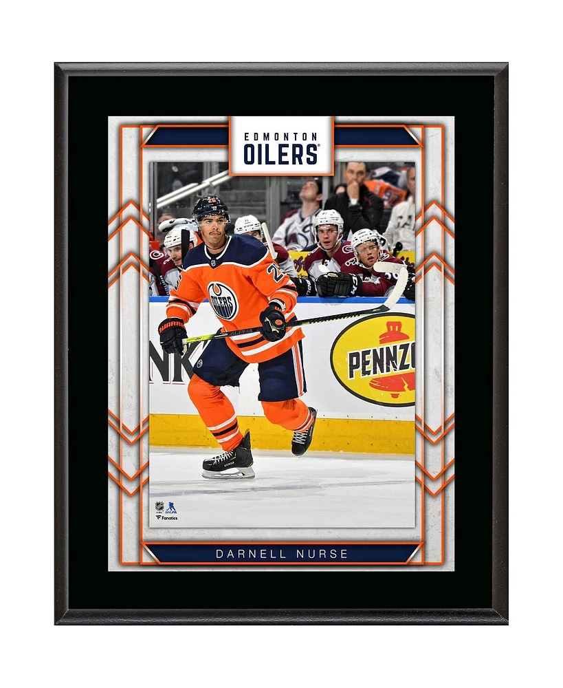 Darnell Nurse Edmonton Oilers 10.5" x 13" Sublimated Player Plaque