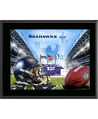 Seattle Seahawks 10.5" x 13" 12s Sublimated Plaque