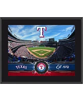 Texas Rangers 10.5" x 13" Sublimated Team Plaque