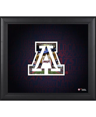 Arizona Wildcats Framed 15'' x 17'' Team Heritage Collage