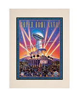 1993 Cowboys vs Bills 10.5" x 14" Matted Super Bowl Xxvii Program