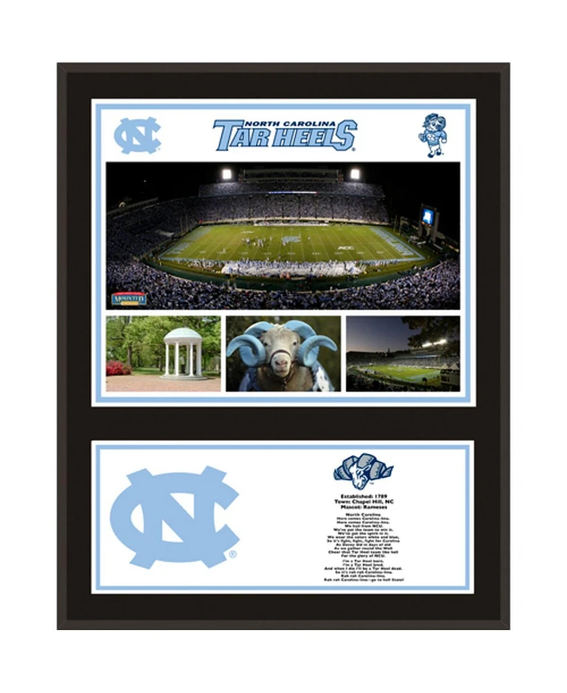 North Carolina Tar Heels 12" x 15" Sublimated Team Plaque