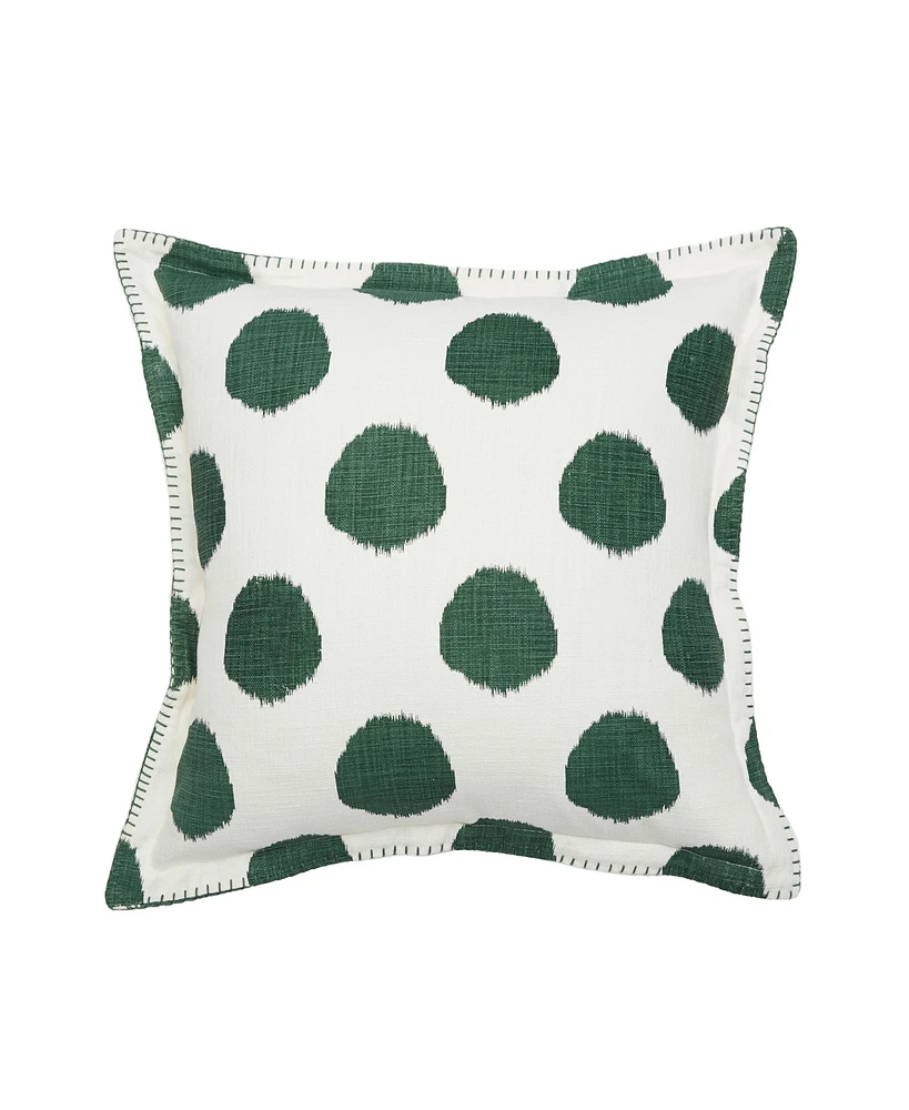 carol & frank 20" x 20" Jungle Dot Printed Throw Pillow