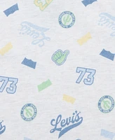 Levi's Baby Boys Badges Printed T-shirt and Shorts Set