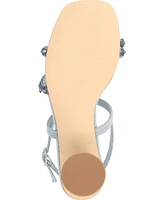 Journee Collection Women's Lornnah Beaded Strap Heeled Sandals