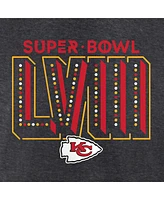 Men's Fanatics Heather Charcoal Kansas City Chiefs Super Bowl Lviii Local Team T-shirt