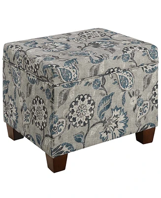 Convenience Concepts 21.75" Canvas Fabric Madison Storage Ottoman