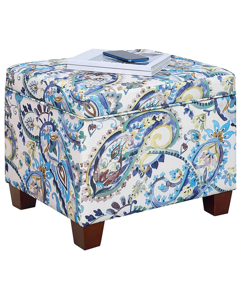 Convenience Concepts 21.75" Canvas Fabric Madison Storage Ottoman