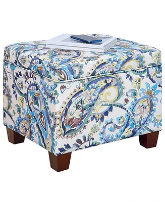 Convenience Concepts 21.75" Canvas Fabric Madison Storage Ottoman