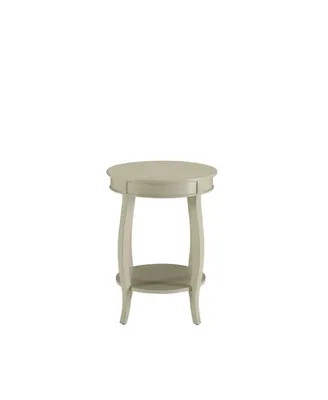 Simplie Fun Aberta Side Table In Antique White