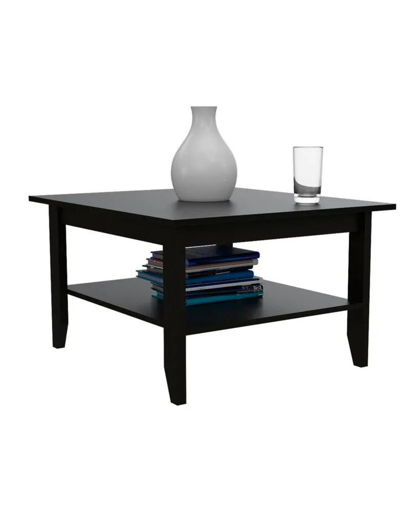 Danvers Rectangle Coffee Table Black Wengue