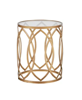 Arlo Metal Eyelet Accent Table