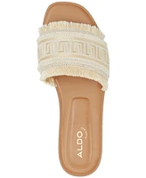 Aldo Women's Nalani Woven Slip-On Slide Flat Sandals