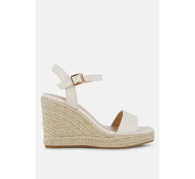 London Rag augie woven wedge sandals