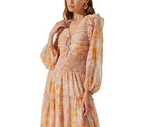 Astr the Label Women's Eloraina Ruffled Maxi Dress