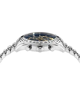 Versace Men's Swiss Chronograph Stainless Steel Bracelet Watch 44mm