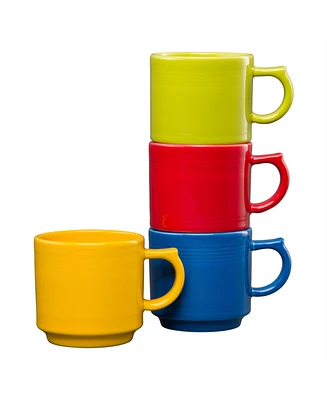 Fiesta Stackable Mugs, Set of 4
