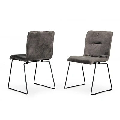 Simplie Fun Yannis Modern Fabric Dining Chair (Set Of 2)