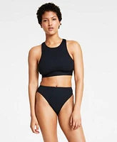 Nike Womens Essential High Neck Bikini Top Bottoms