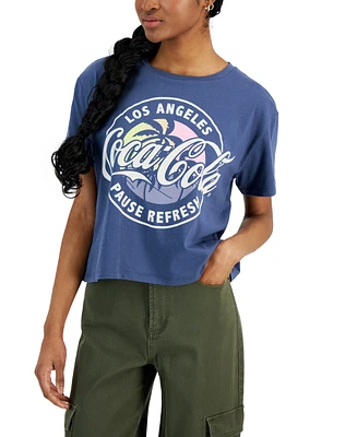 Grayson Threads, The Label Juniors' Coca Cola Graphic Short-Sleeve T-Shirt