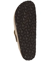 Birkenstock Women's Boston Big Buckle Nubuck Leather Clogs from Finish Line