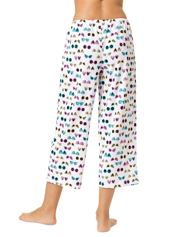 Hue Women's Sunny Time Shades Capri Pajama Pants