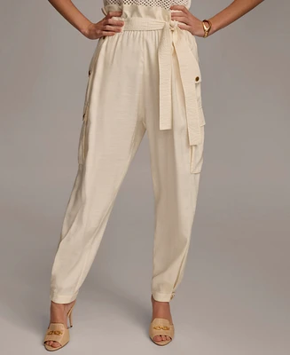 Donna Karan Women's Belted Cargo Pants