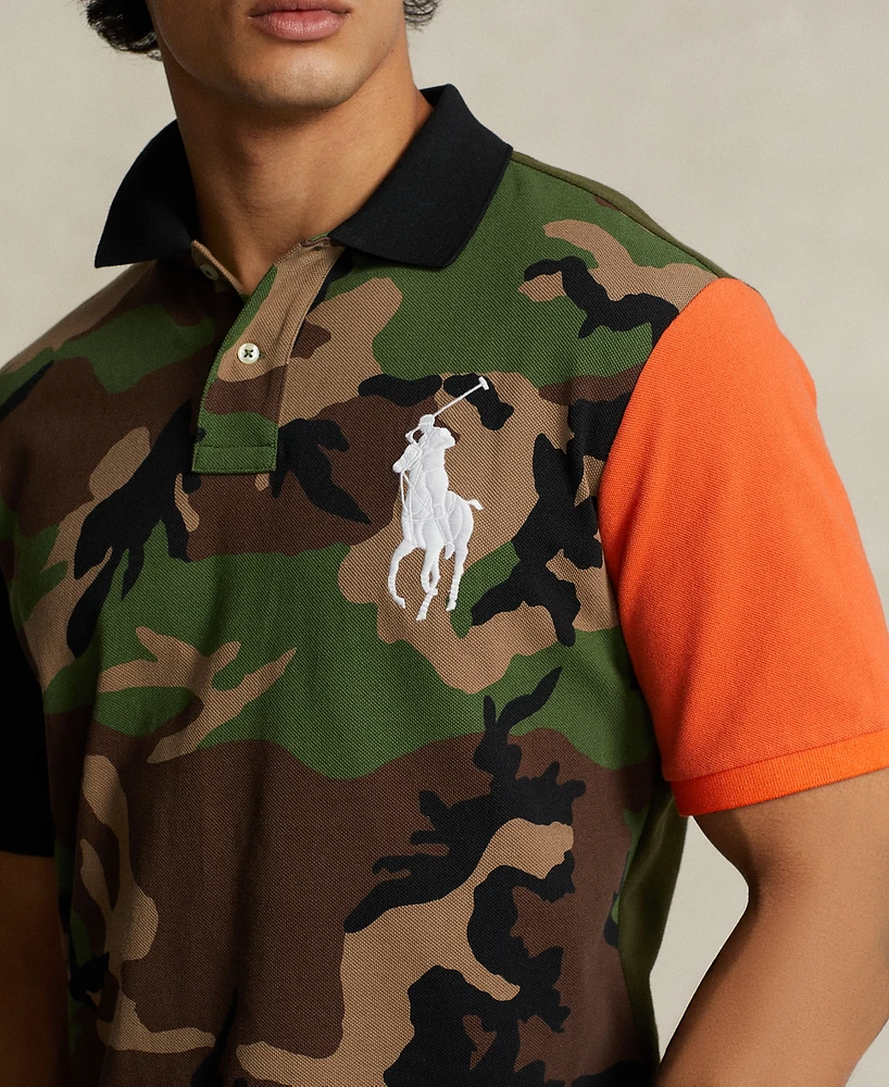 Polo Ralph Lauren Men's Custom Slim Fit Big Pony Mesh Shirt