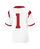 Youth Nike #1 White Usc Trojans 1st Armored Division Old Ironsides Untouchable Football Jersey