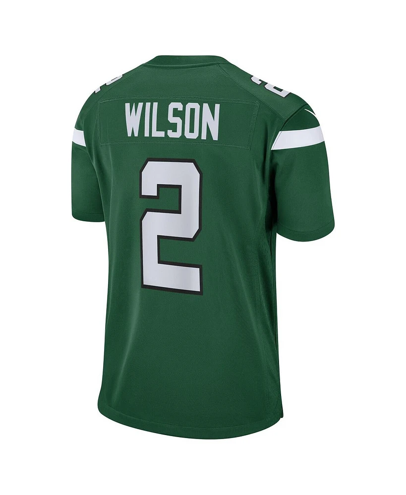 Big Boys Nike Zach Wilson Gotham Green New York Jets Game Jersey