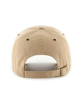 Men's '47 Brand Khaki Los Angeles Chargers Overton Clean Up Adjustable Hat