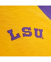 Men's Mitchell & Ness Gold Lsu Tigers Legendary Slub Raglan Long Sleeve T-shirt