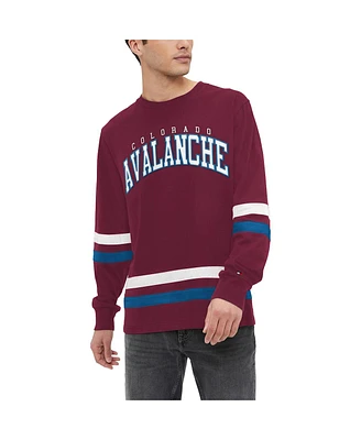 Men's Tommy Hilfiger Burgundy Colorado Avalanche Nolan Long Sleeve T-shirt