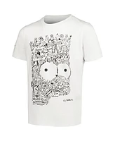 Big Boys and Girls Freeze Max White The Simpsons Bart Sketch T-shirt