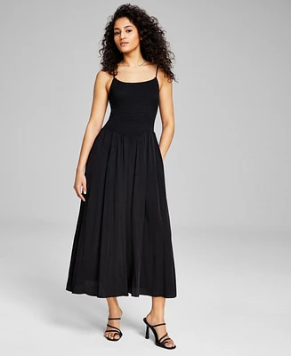 And Now This Women's Sleeveless Smocked Maxi Dress, Created for Macy's
