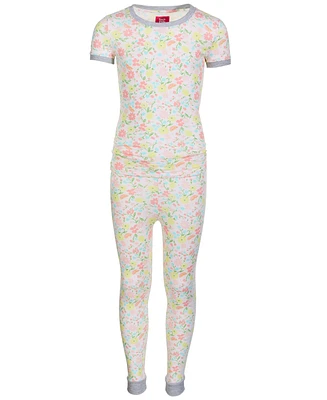 Family Pajamas Little & Big Kids Snug Fit Floral Fruits Set, Created for Macy's